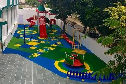 Outdoor play areas shown on the SchoolSRS website