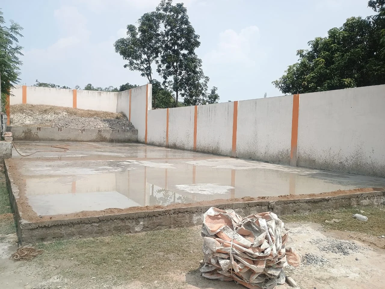 Outdoor shooting range at D.A.V. Public School, Harpur Ailoth, Samastipur, Bihar