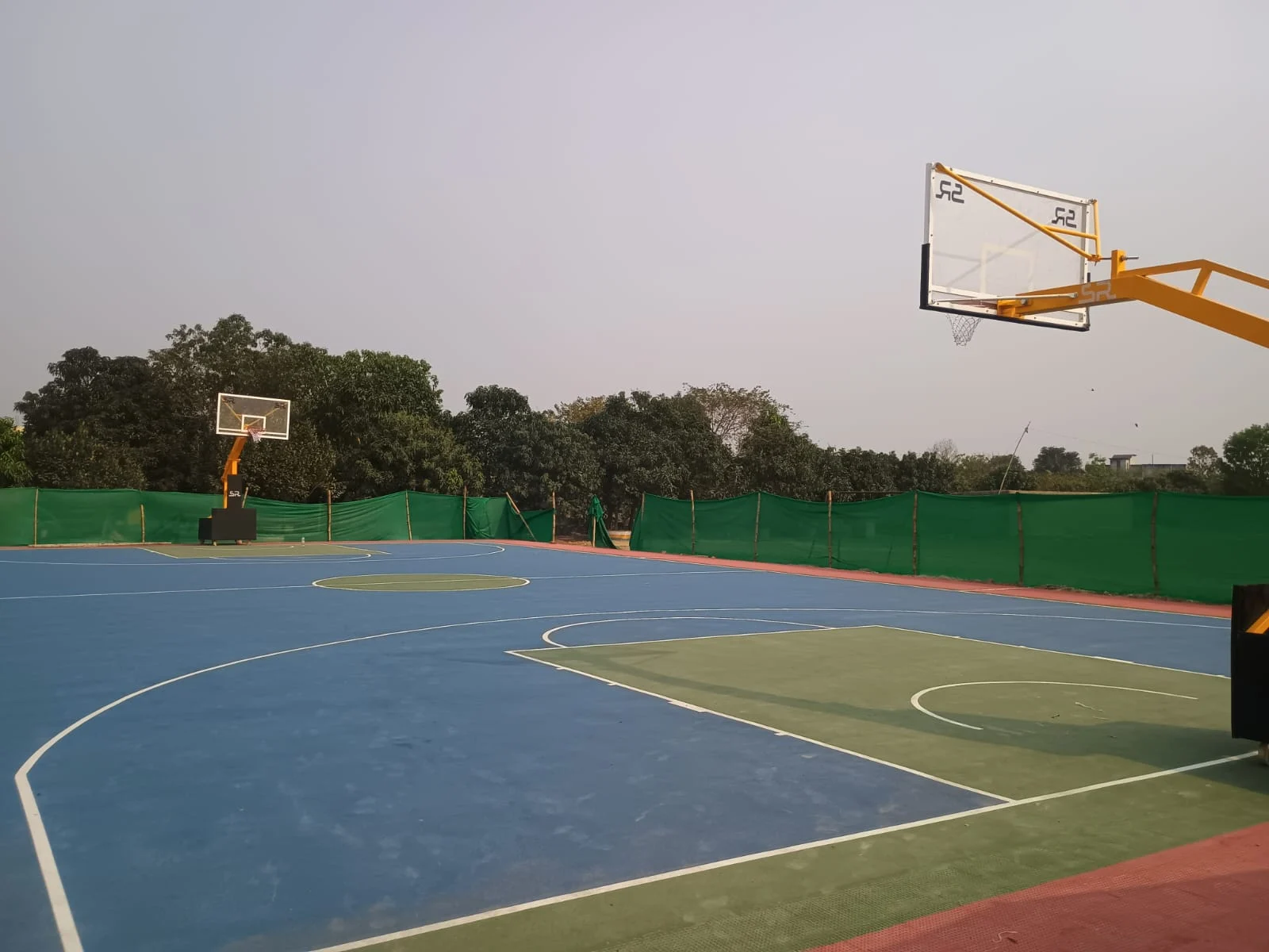 Basketball posts & court development at St Joseph’s School, Pakur, Jharkhand